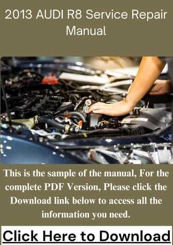 audi r8 repair manual