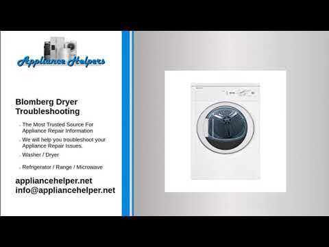 blomberg dryer dv17542 repair manual