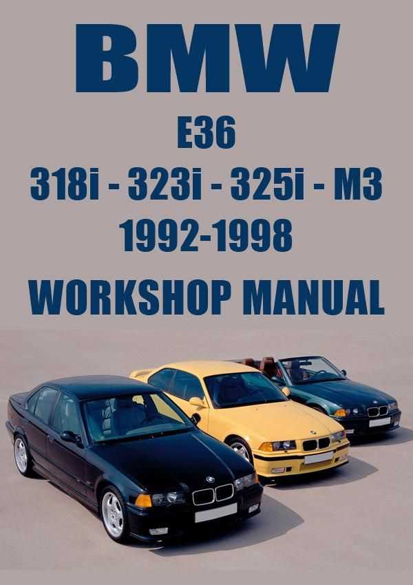 bmw 318i repair manual