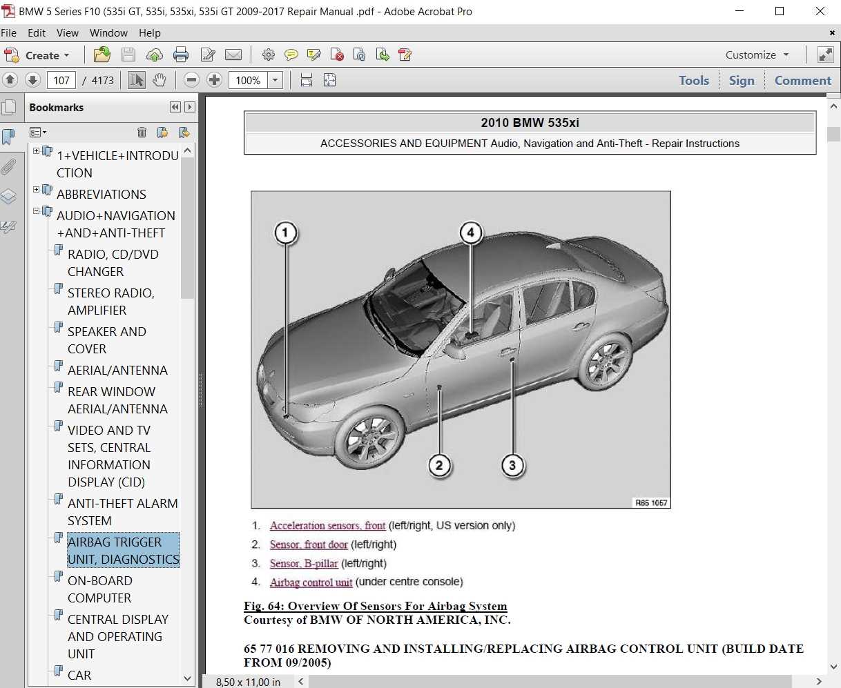 bmw 535i repair manual