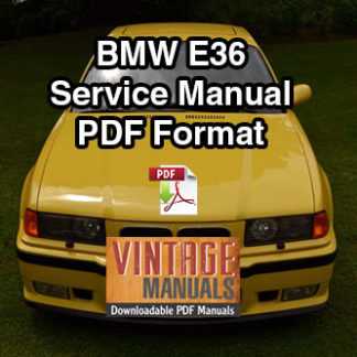 bmw e36 repair manual