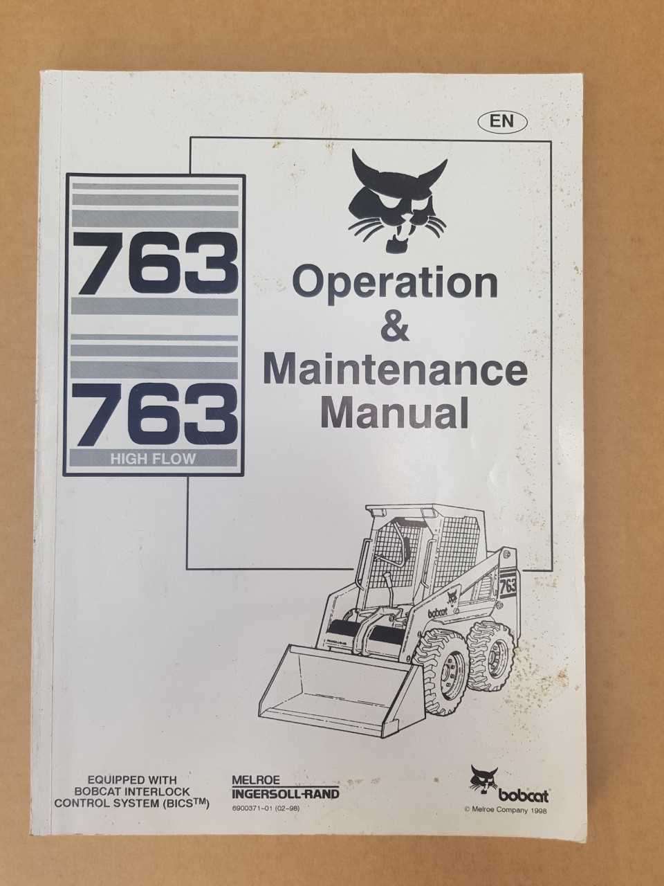 bobcat 763 repair manual