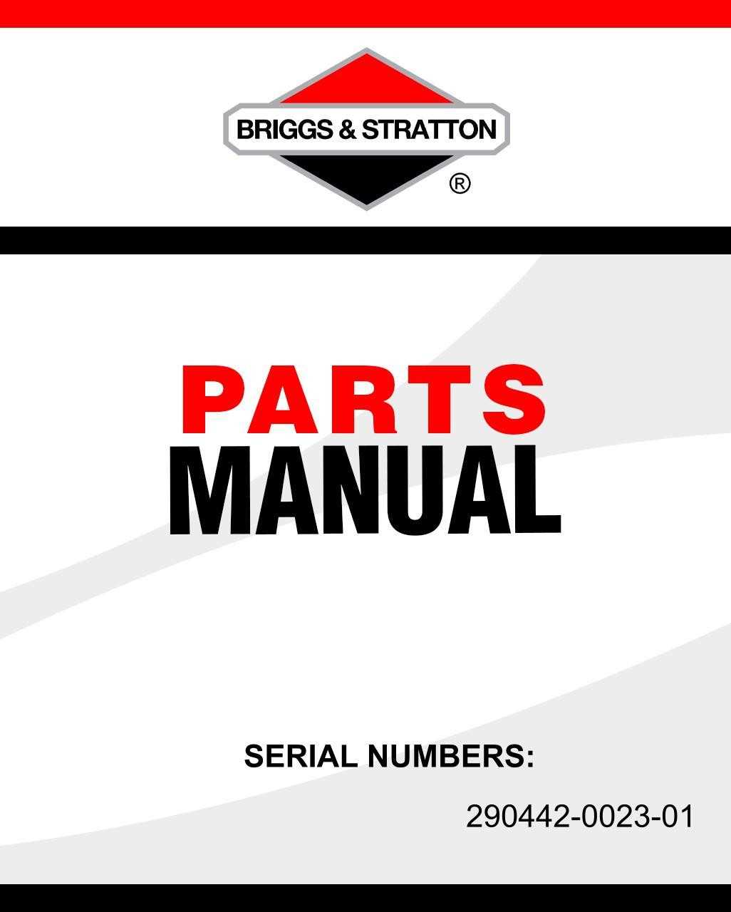 briggs and stratton 12.5 hp engine repair manual