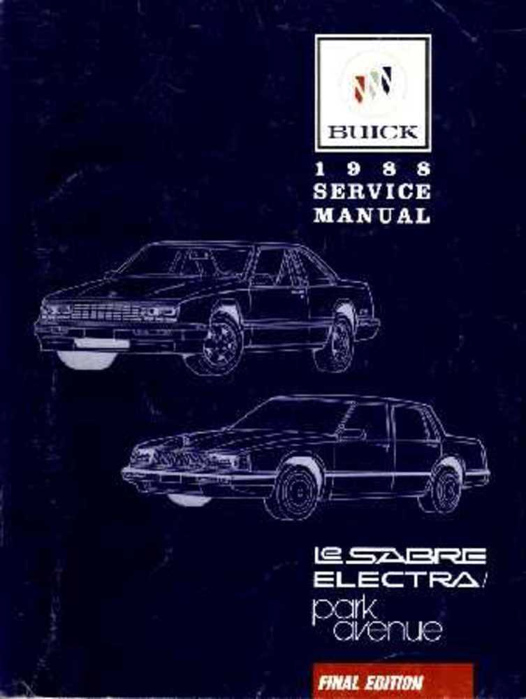 buick park avenue repair manual