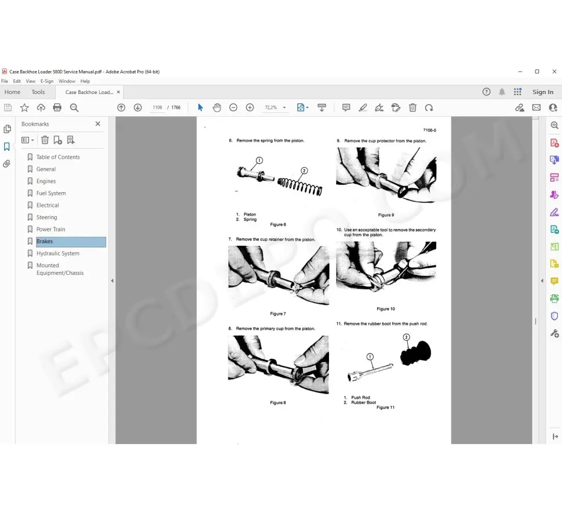 case 580d repair manual