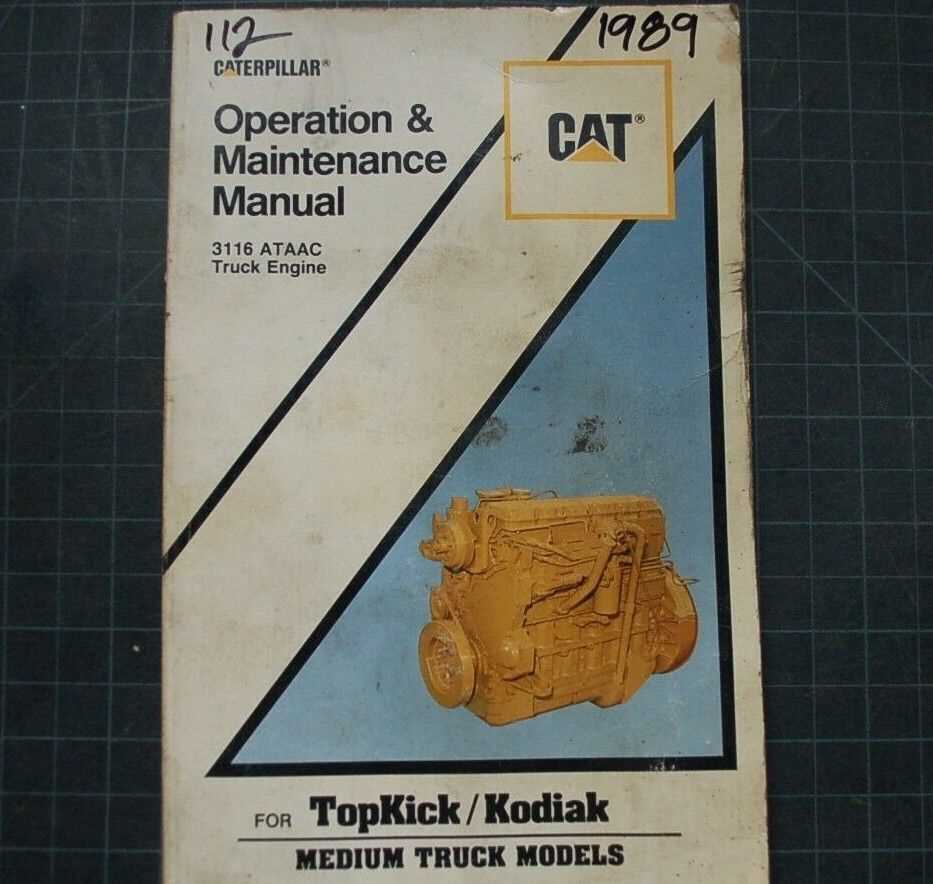 caterpillar 3116 engine repair manual