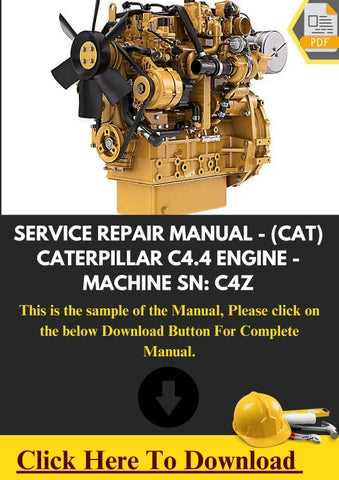 caterpillar engine repair manuals