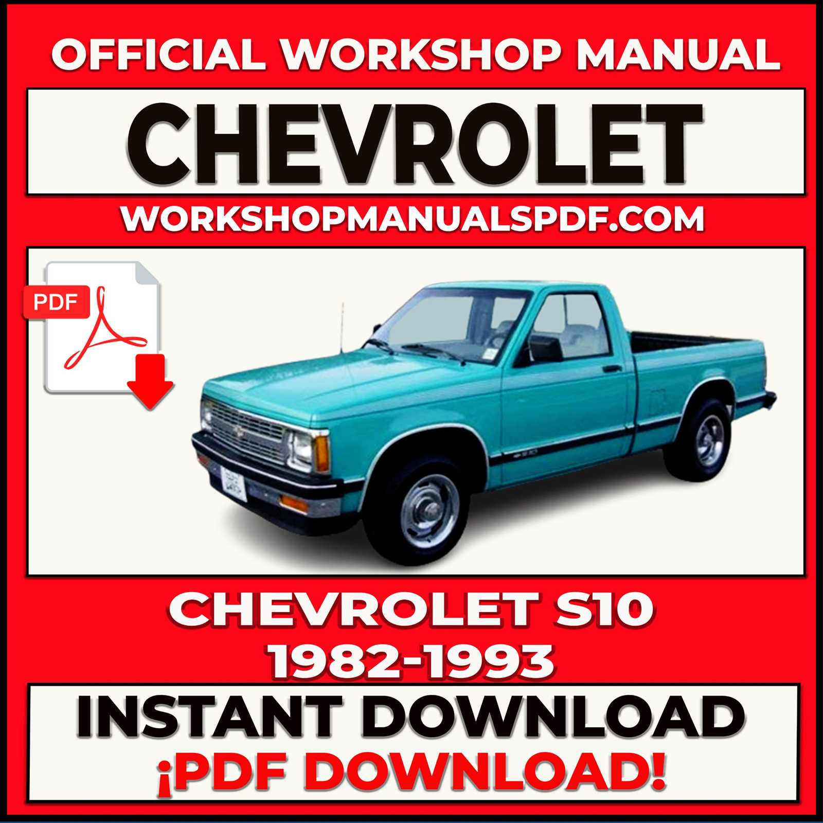 chevrolet s10 repair manual