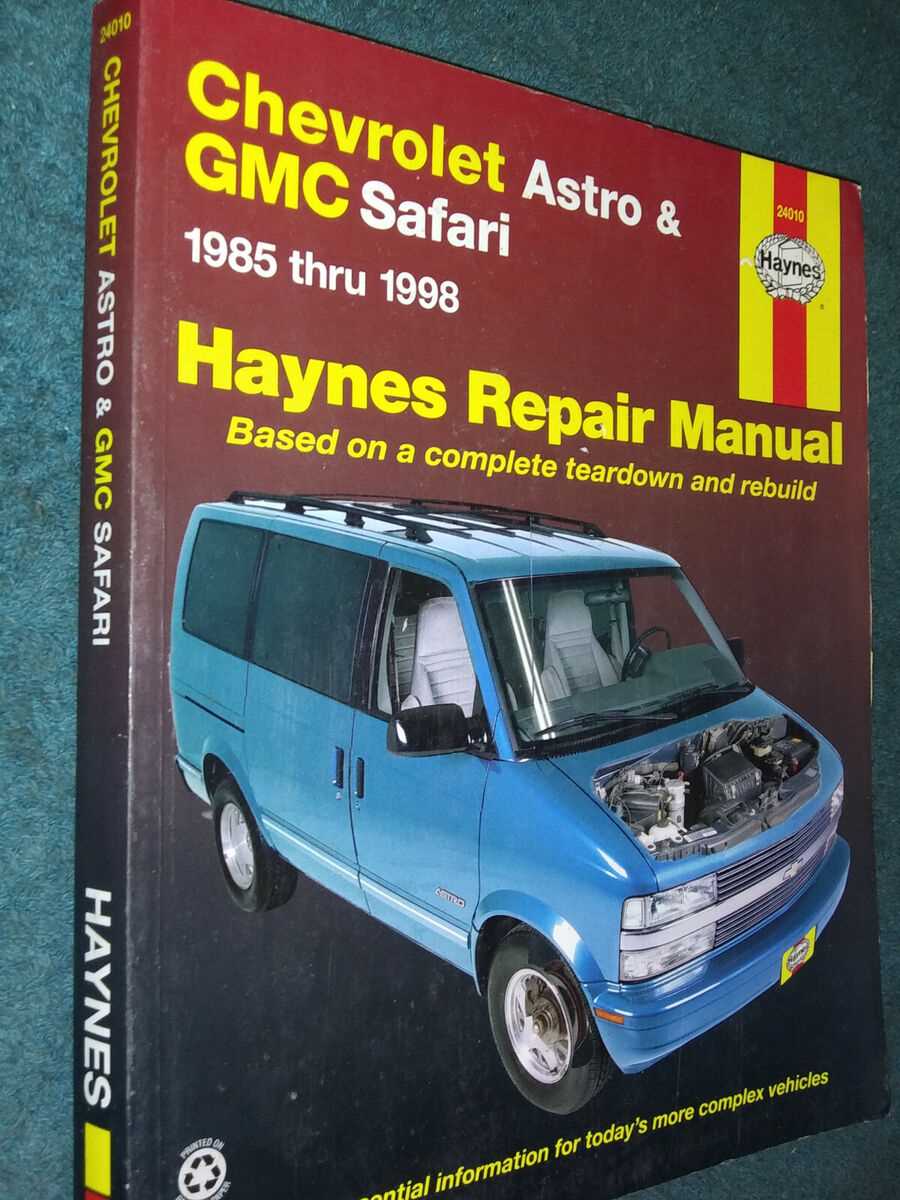 chevy astro repair manual