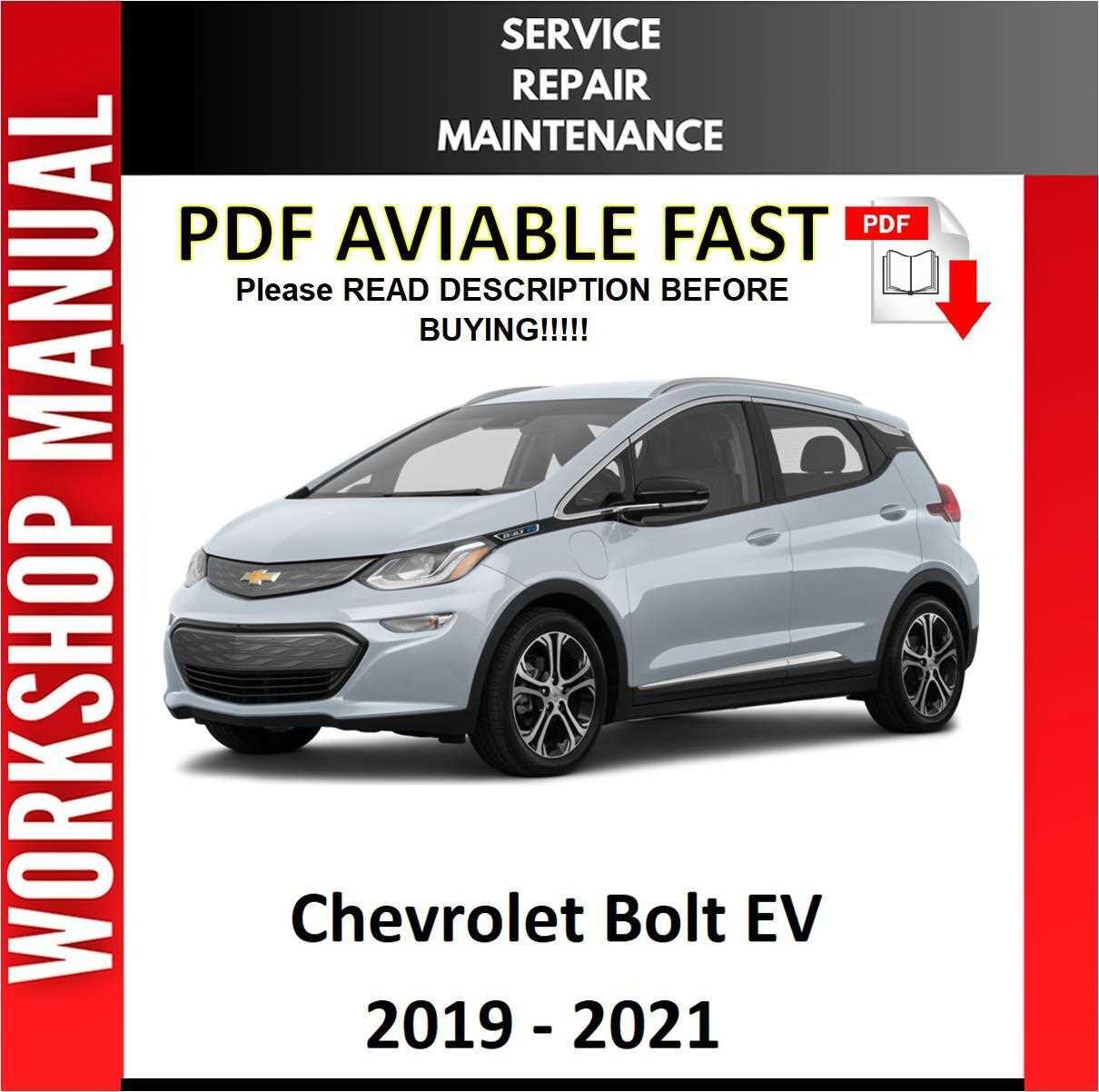 chevy bolt repair manual