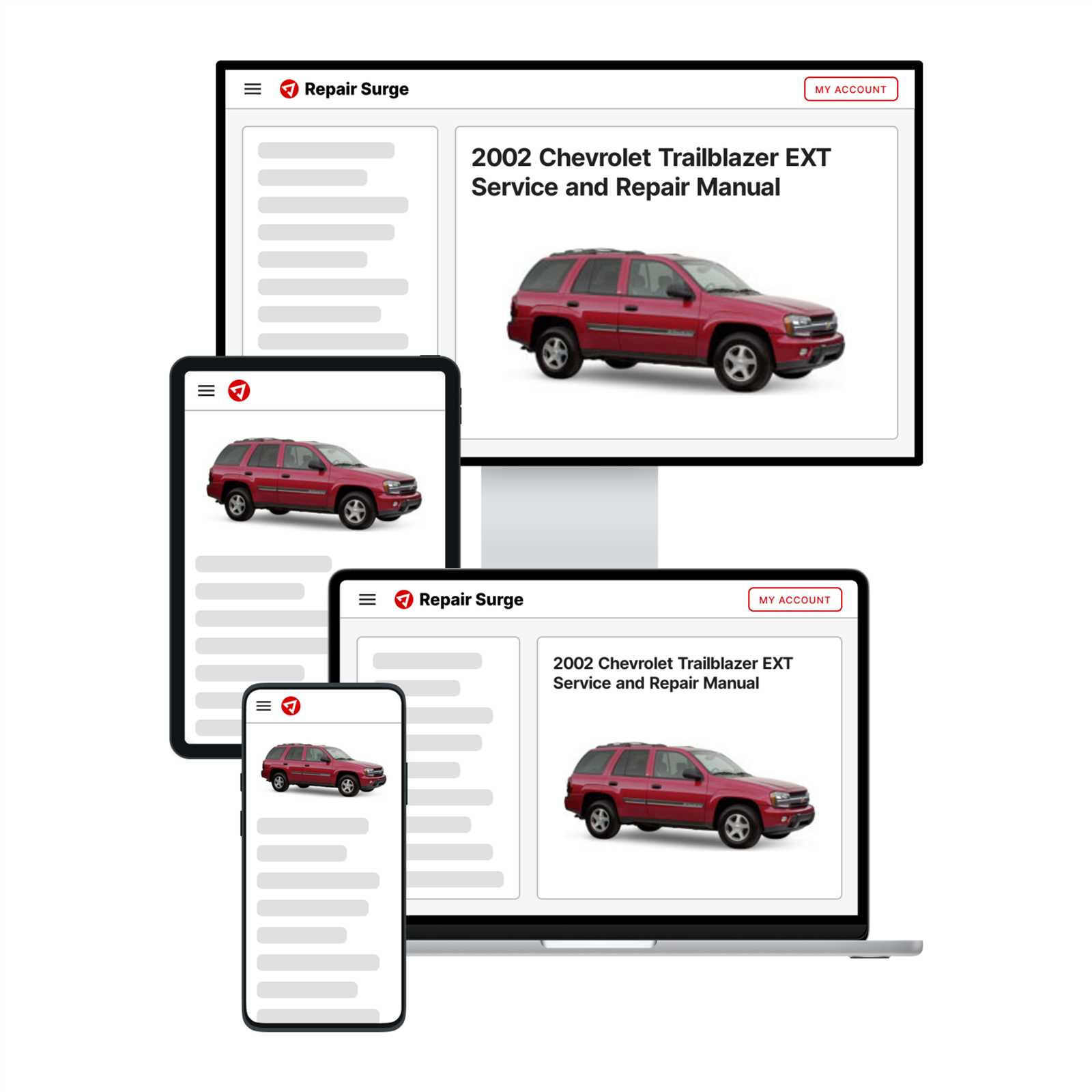 chevy trailblazer repair manual