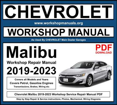 chevy trax repair manual