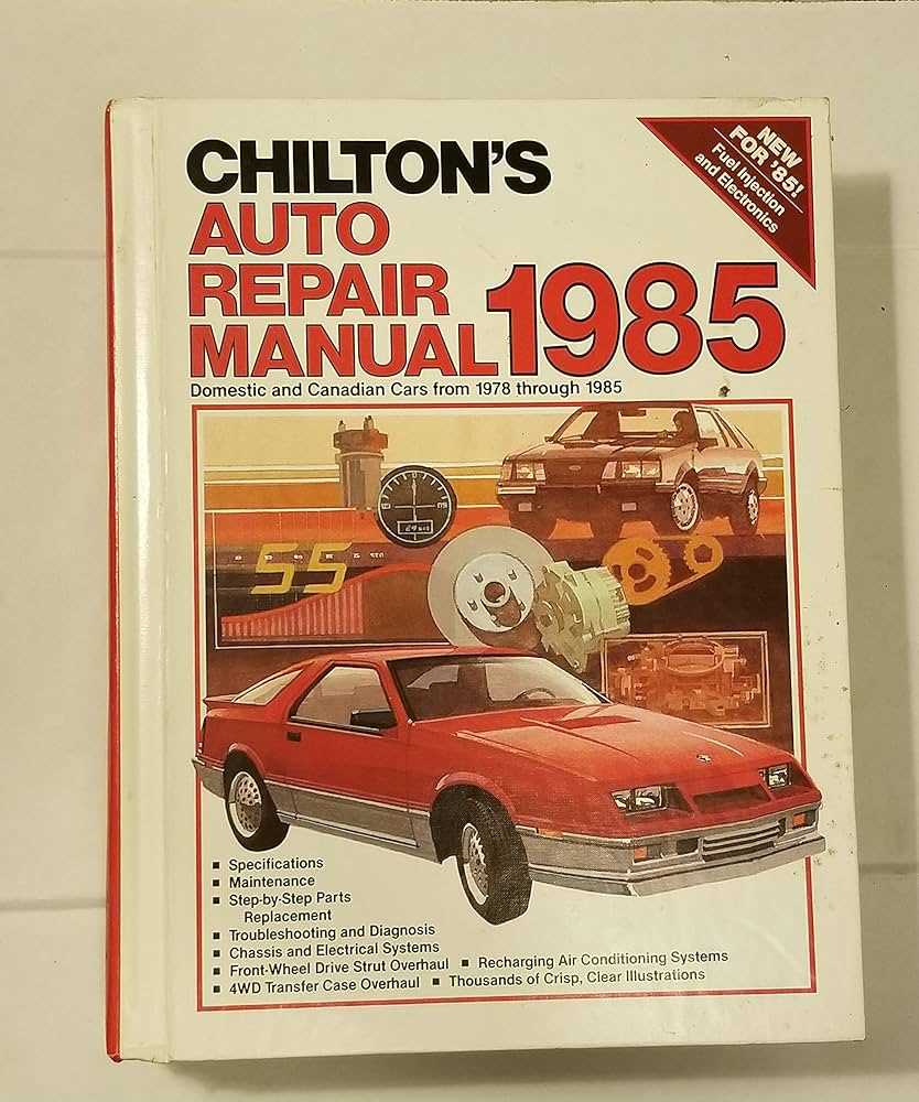 chilton auto repair manual