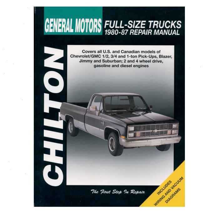 chilton chevy truck repair manual