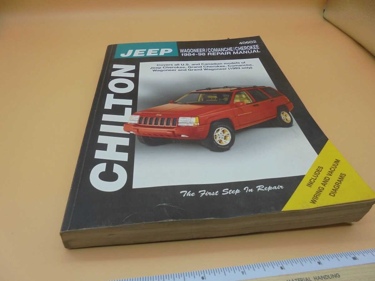 chilton jeep cherokee repair manual