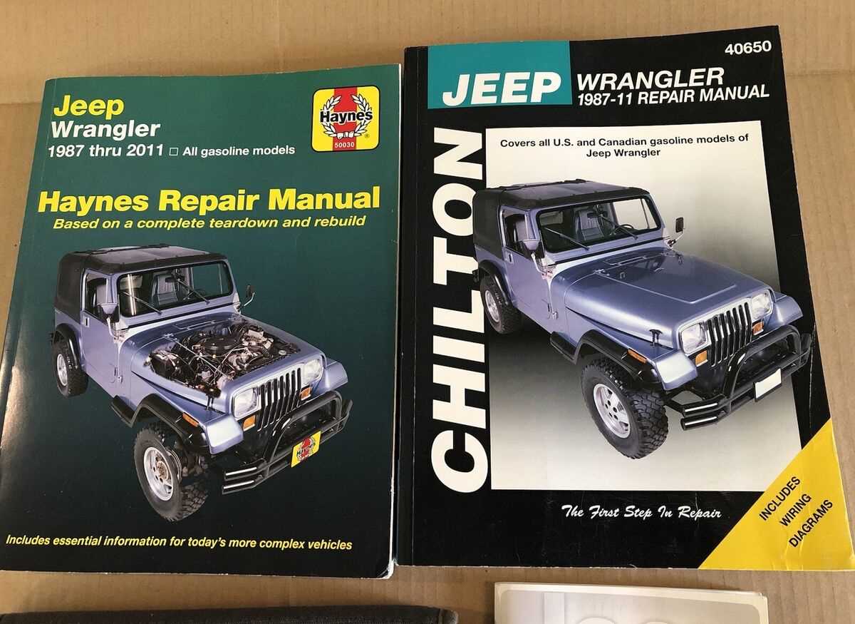 chilton jeep wrangler repair manual