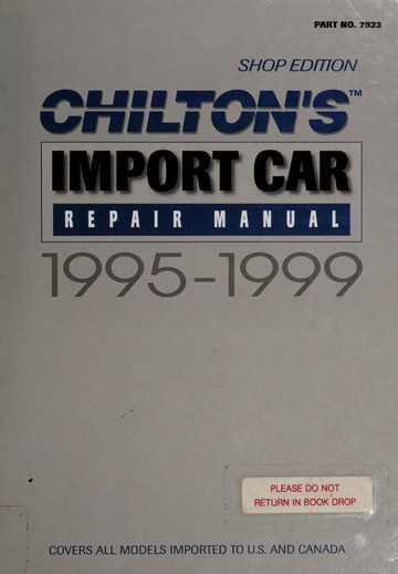 chilton repair manuals canada