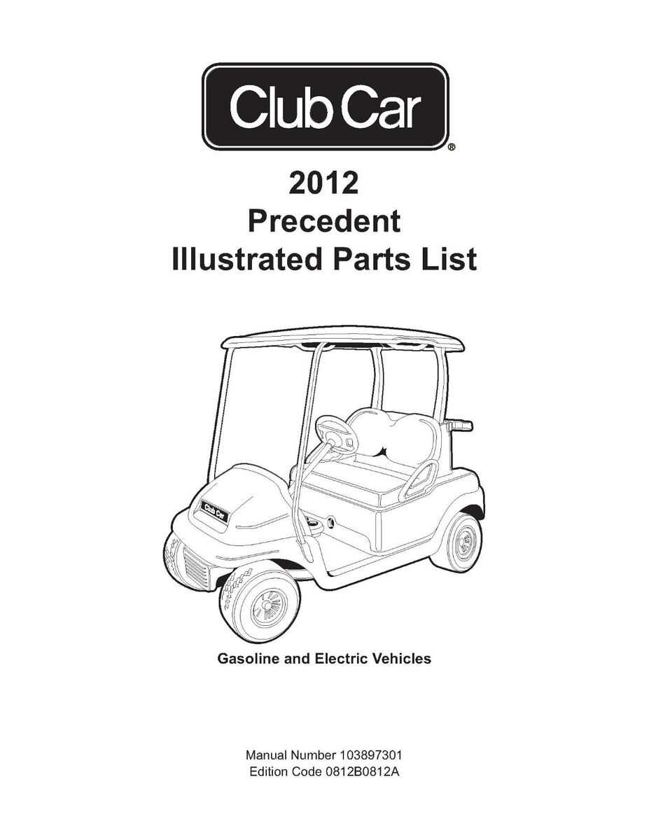 club car electric golf cart repair manual