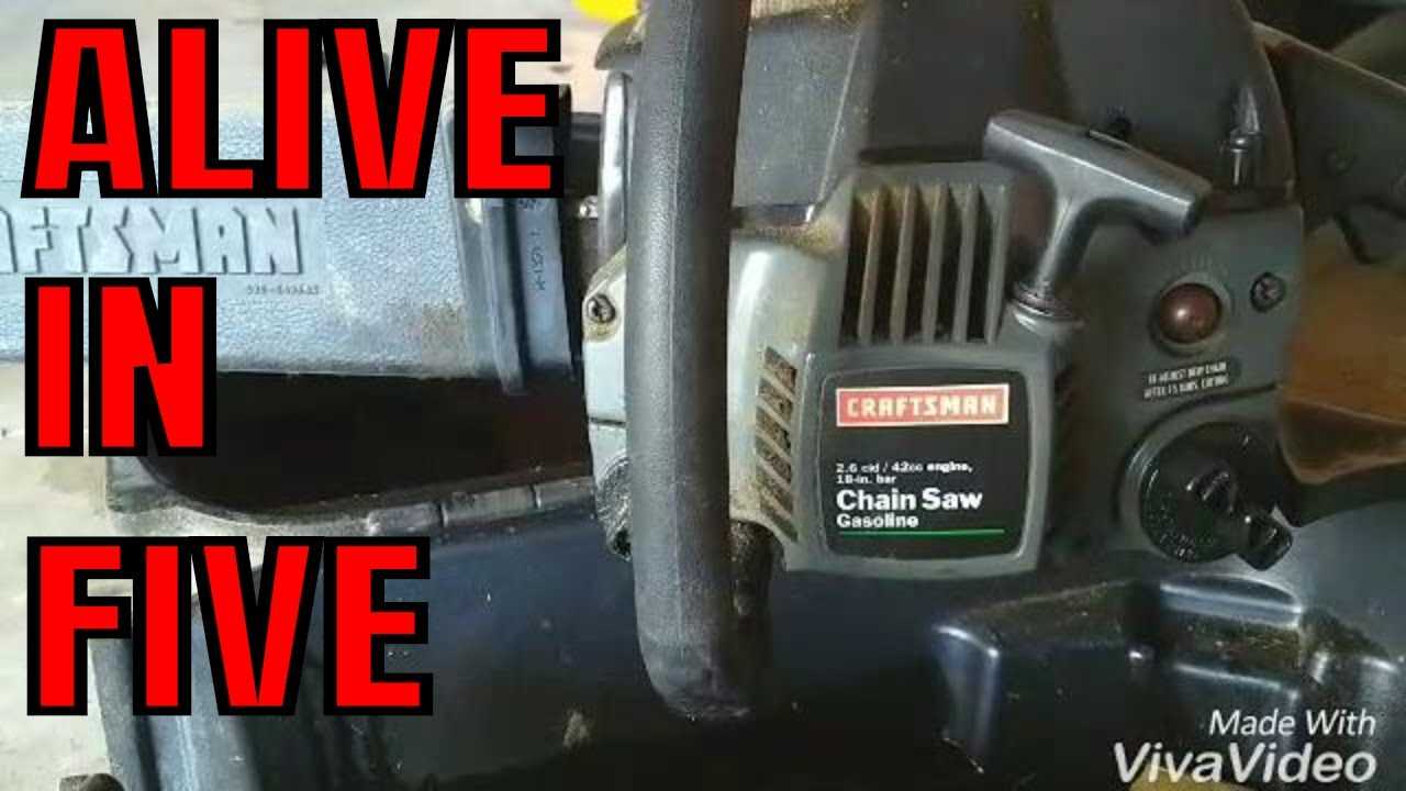 craftsman chainsaw repair manual