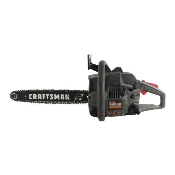 craftsman chainsaw repair manual