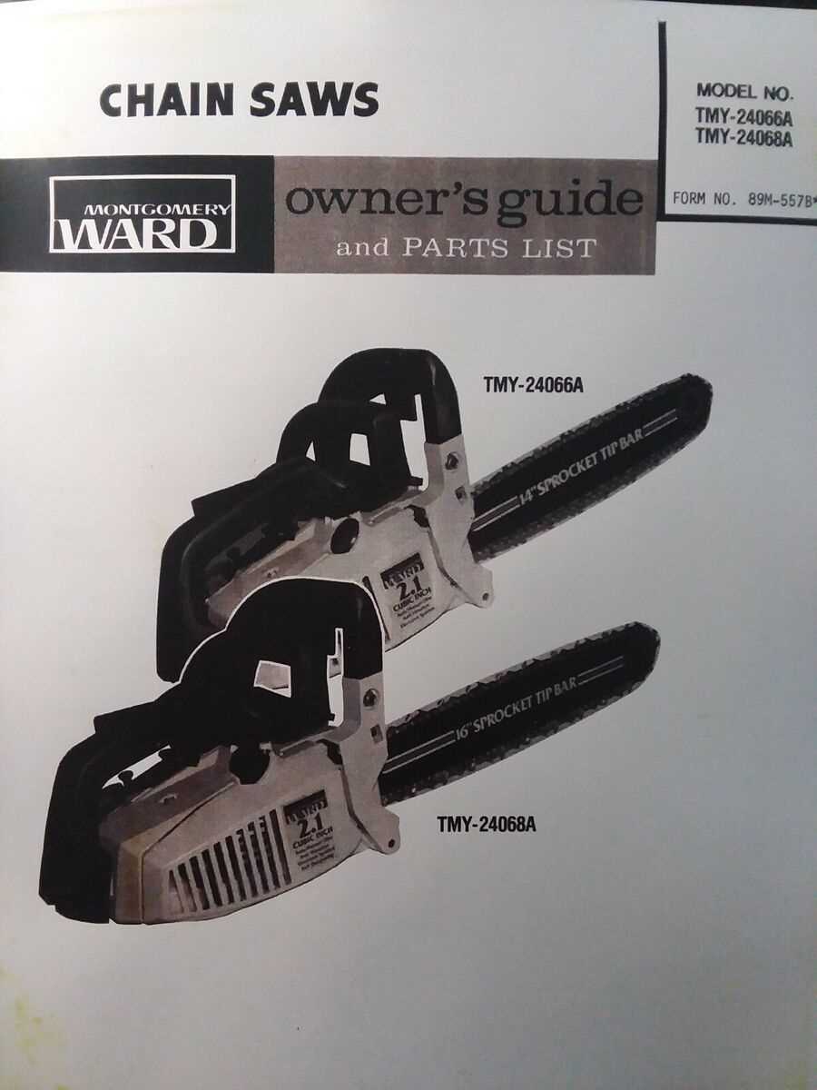 craftsman chainsaw repair manual