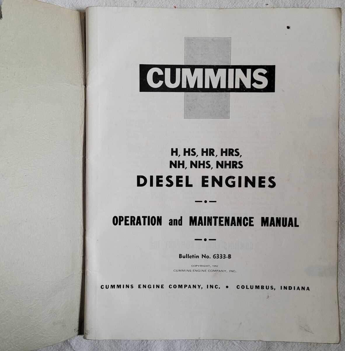 cummins diesel repair manual