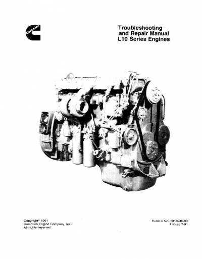 cummins diesel repair manual