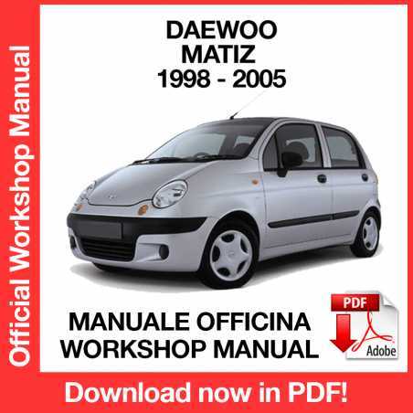 daewoo matiz repair manual