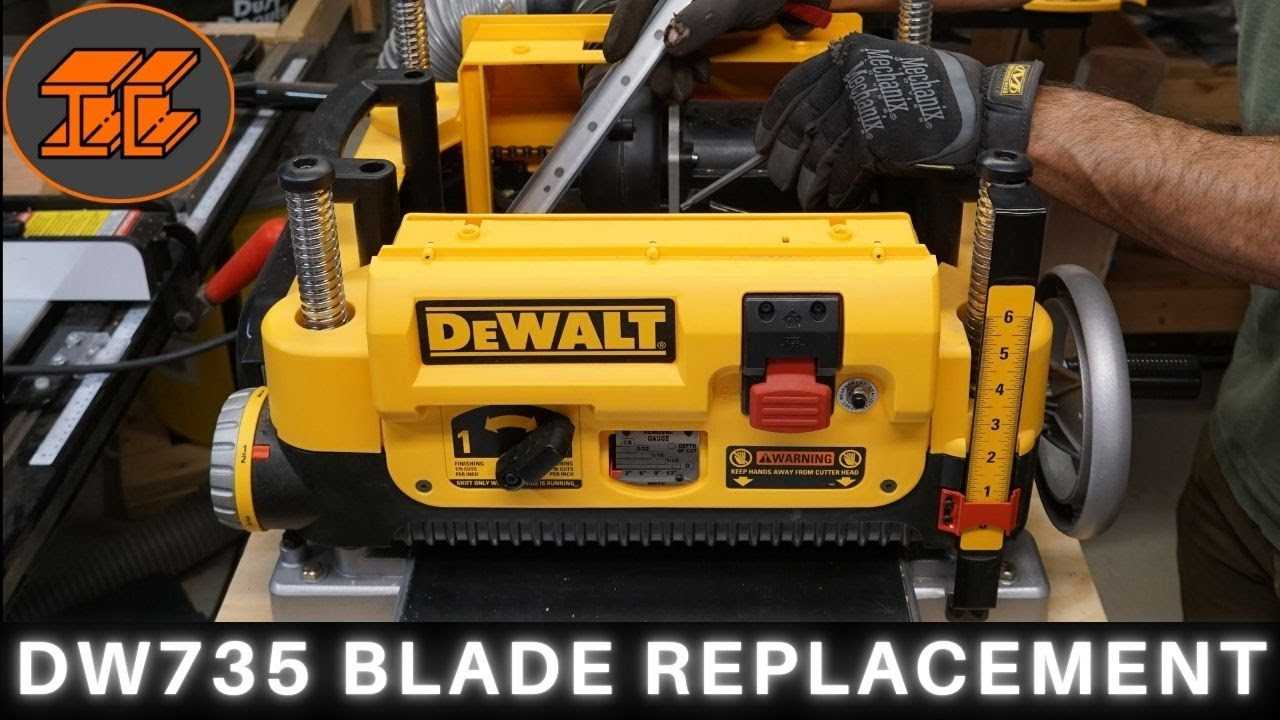 dewalt 735 planer repair manual