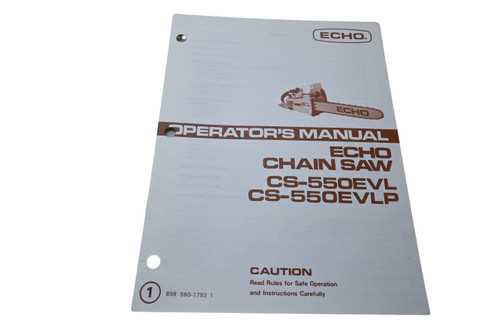 echo chainsaw repair manual