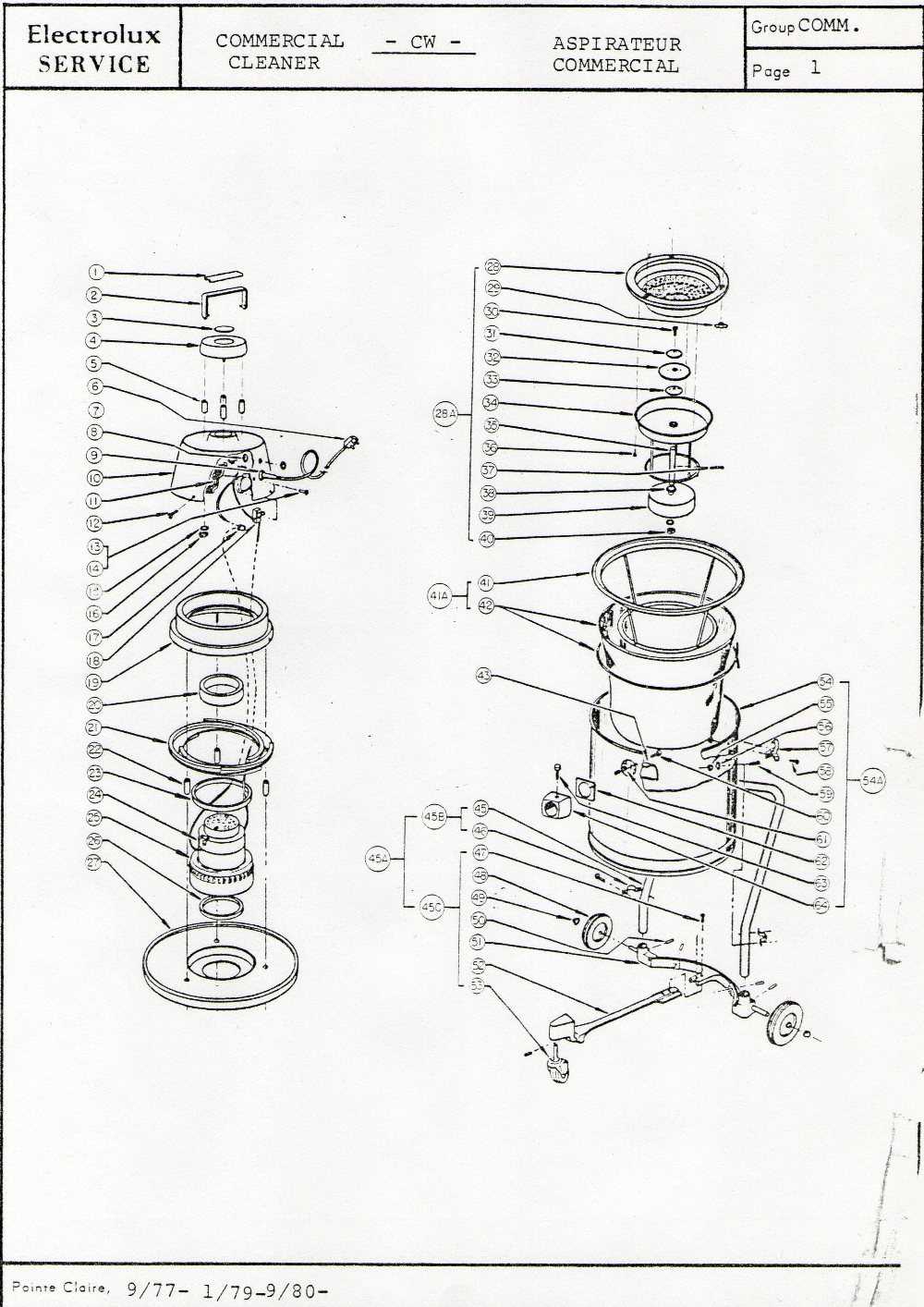 electrolux vacuum cleaner repair manual