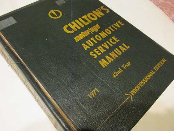 electronic auto repair manuals