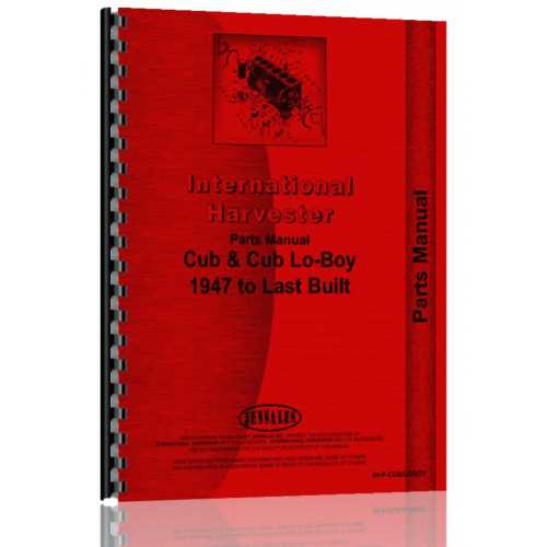 farmall cub repair manual