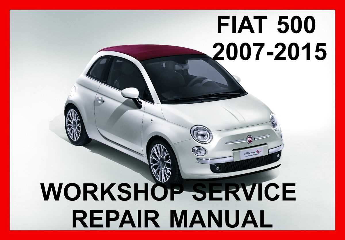 fiat 500l repair manual