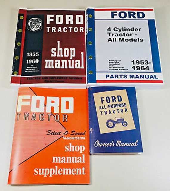 ford 4000 tractor repair manual