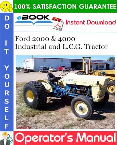 ford 4000 tractor repair manual