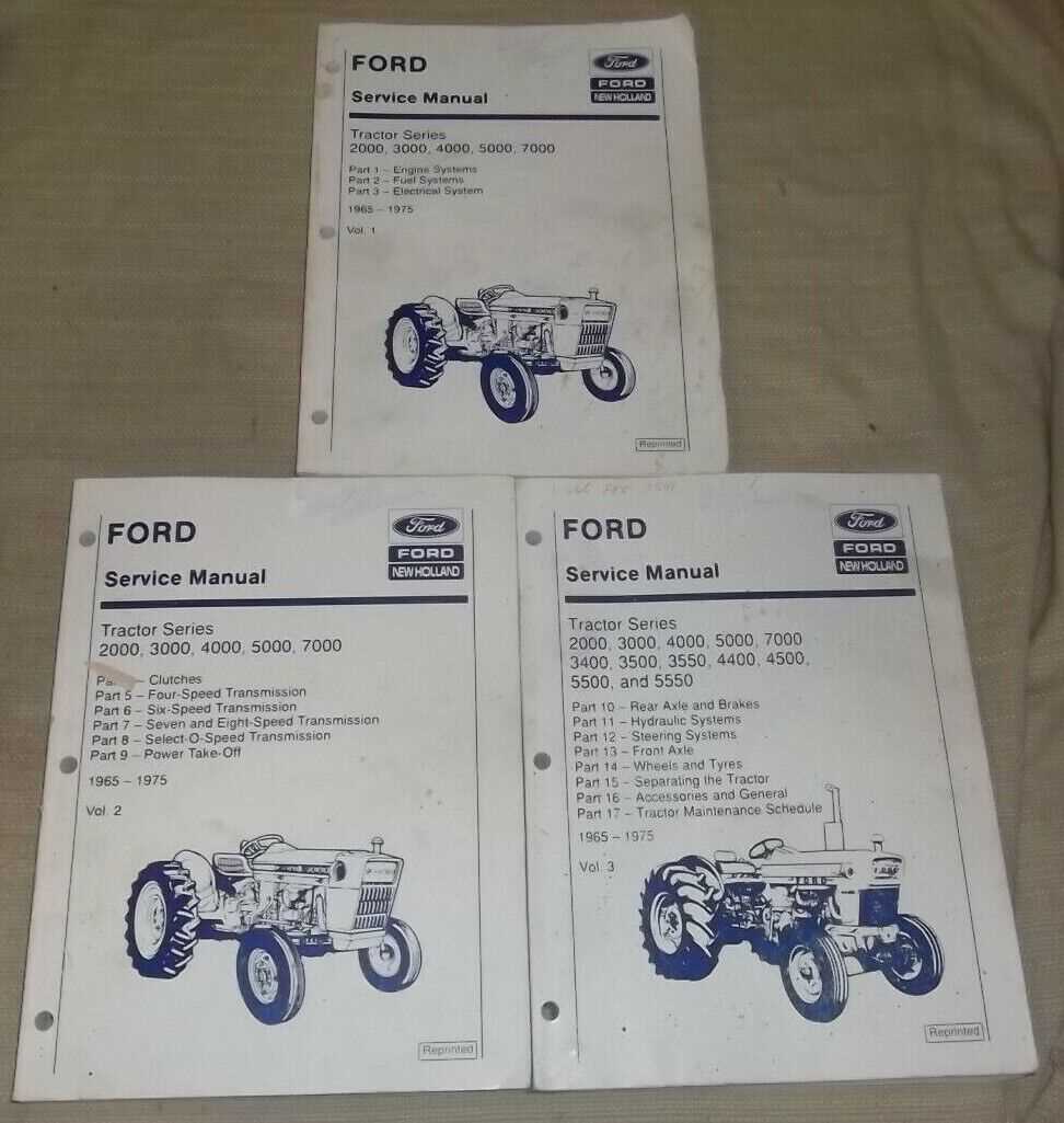 ford 4000 tractor repair manual