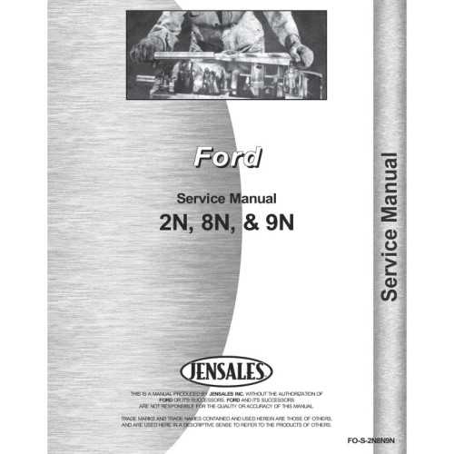 ford 9n tractor repair manual