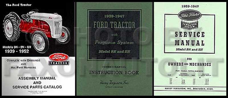 ford 9n tractor repair manual