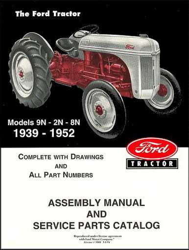 ford 9n tractor repair manual