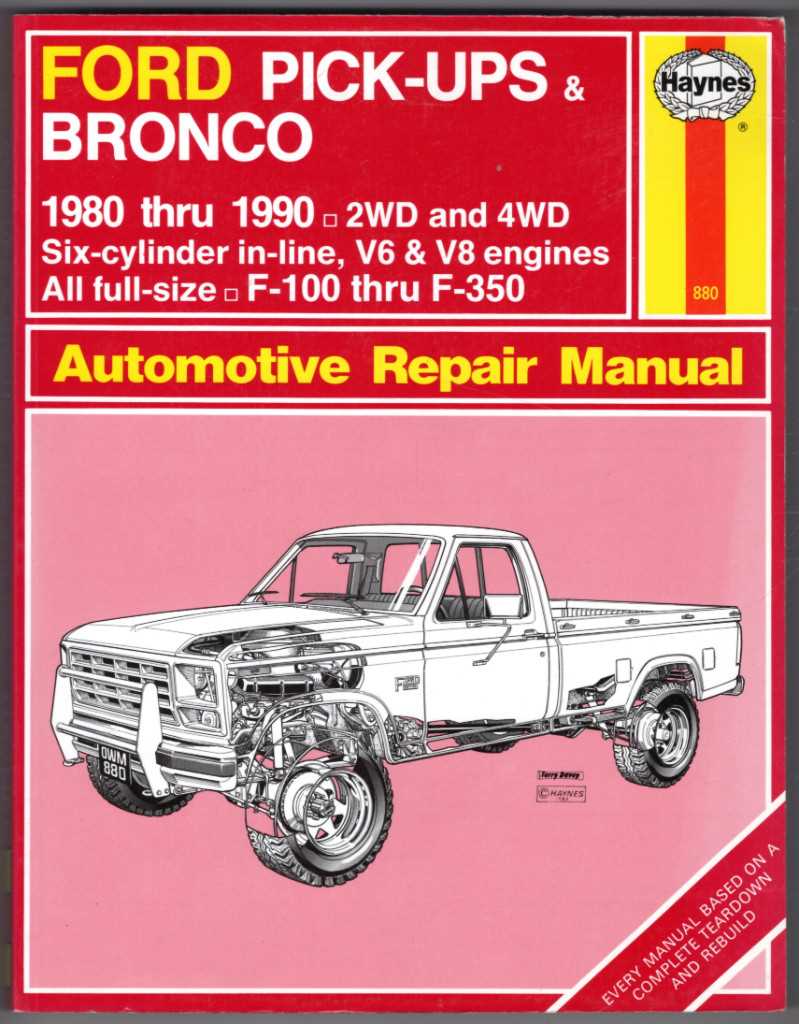 ford car repair manuals