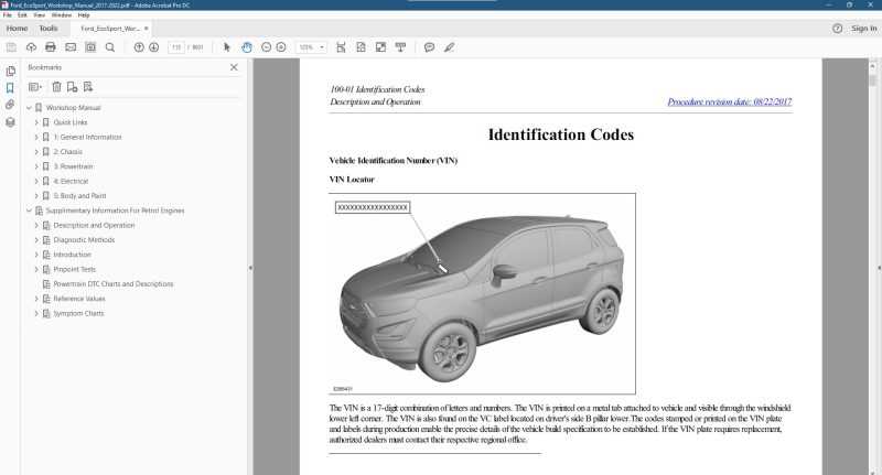 ford ecosport repair manual