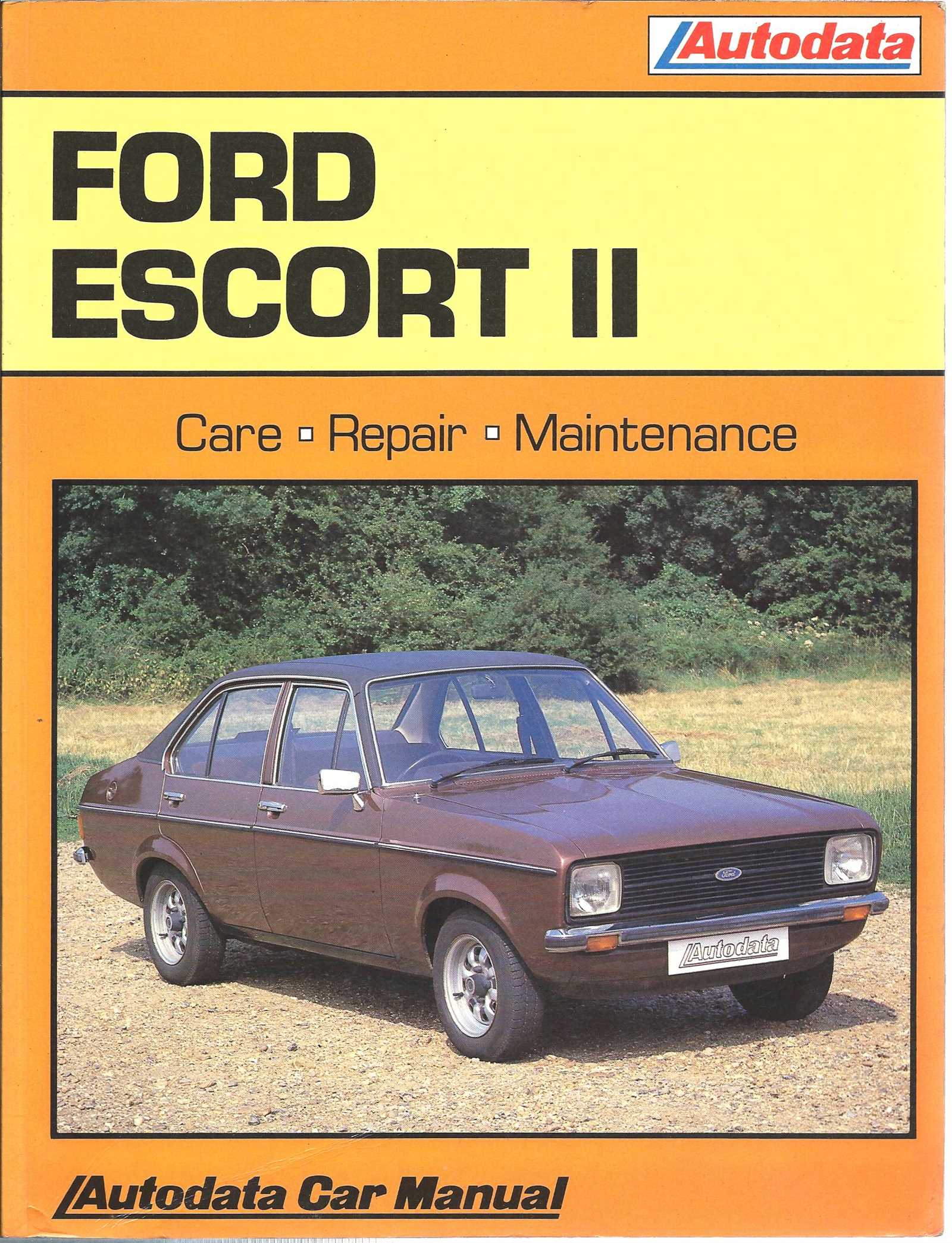 ford escort repair manual