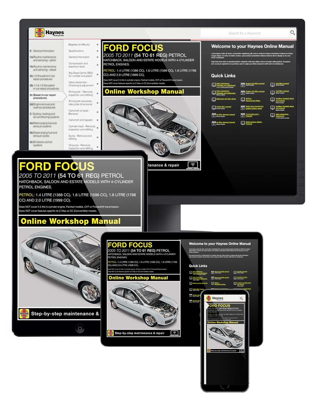 ford focus 2008 repair manual