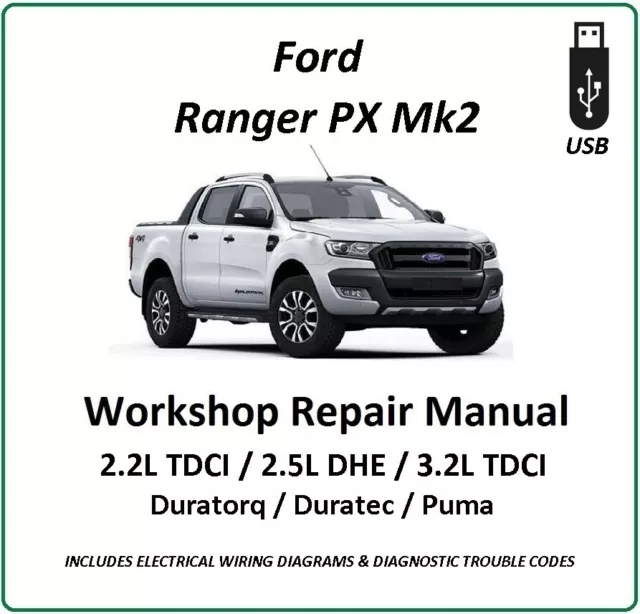 ford ranger t6 repair manual