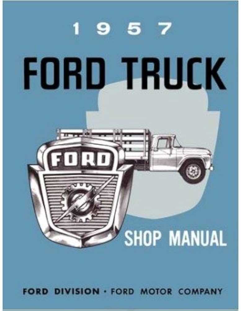 ford shop repair manuals