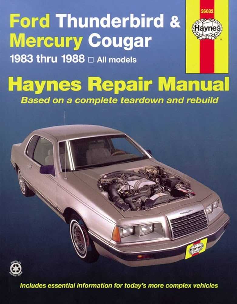 ford thunderbird repair manual