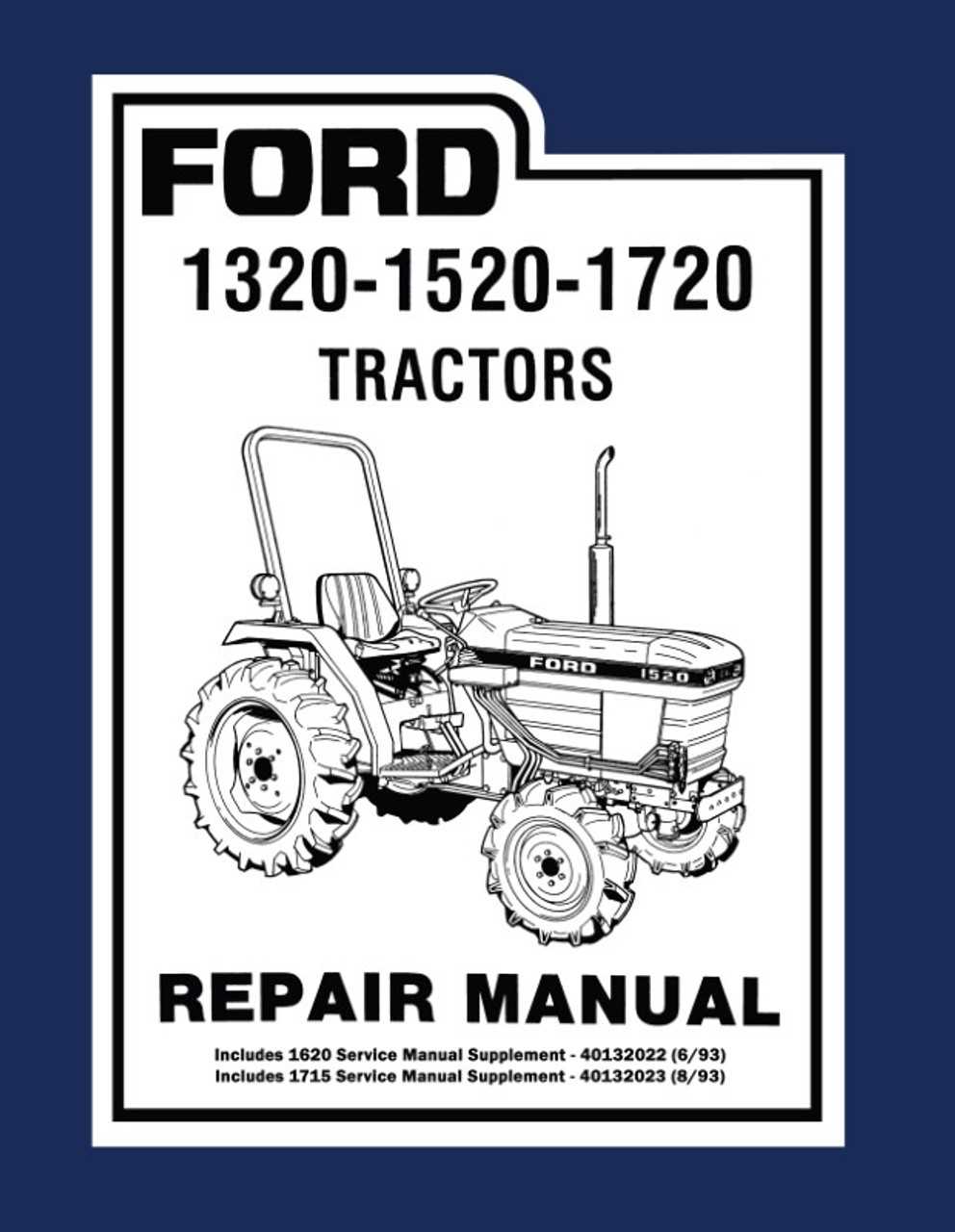 ford tractor repair manual