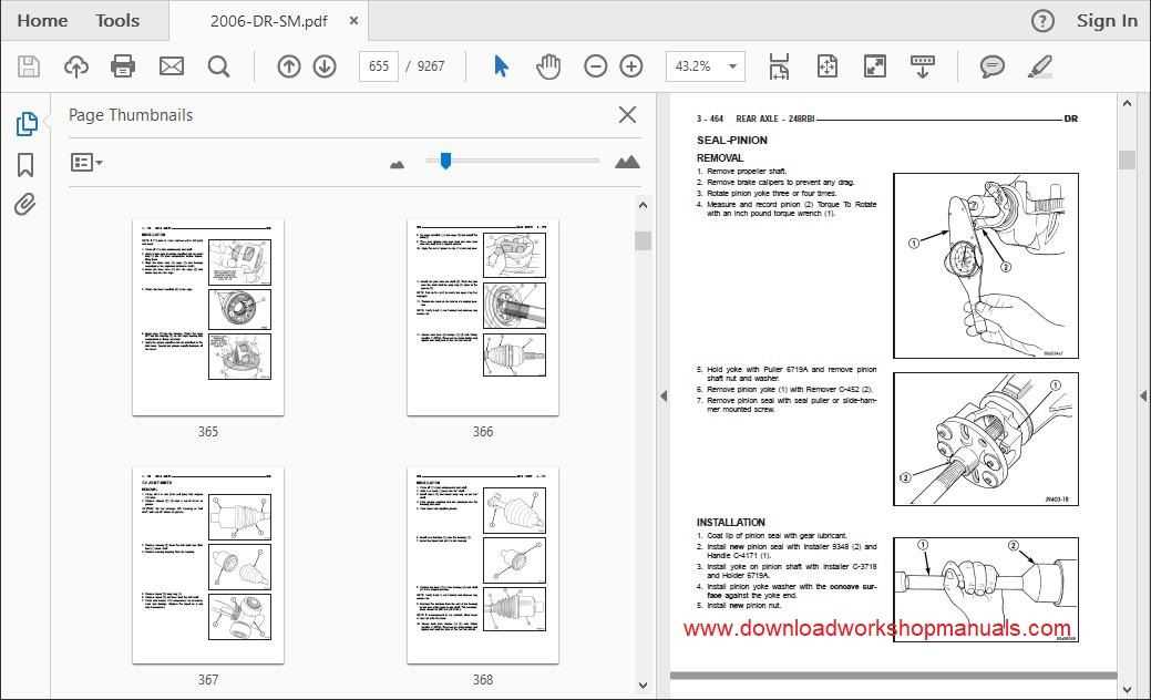 free dodge dakota repair manual