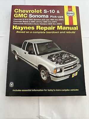 gmc sonoma repair manual